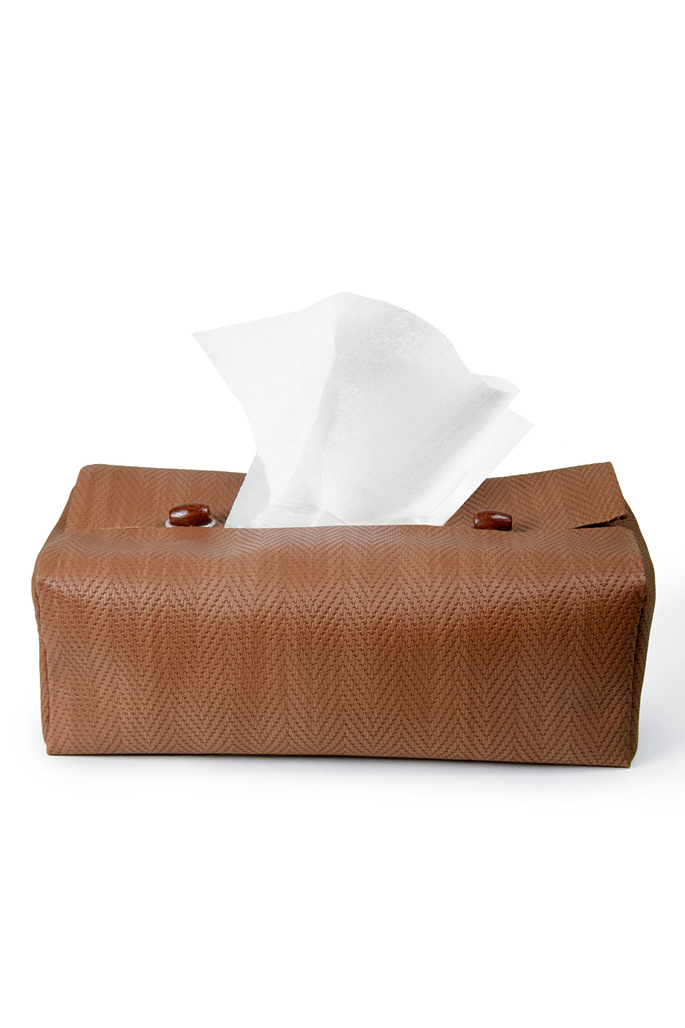 Chessa Woven Tan Tissue Cover