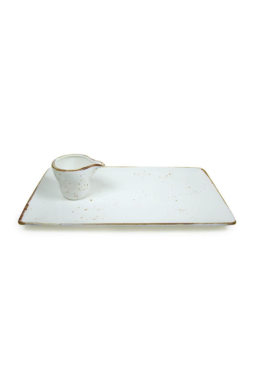 Misha White Rectangular Platter