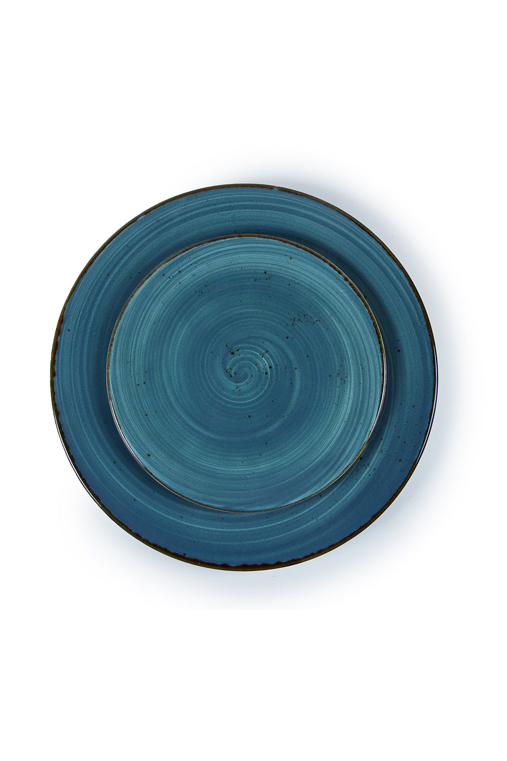 Set of 12 Casimir Teal Dinner Set- Set of 12