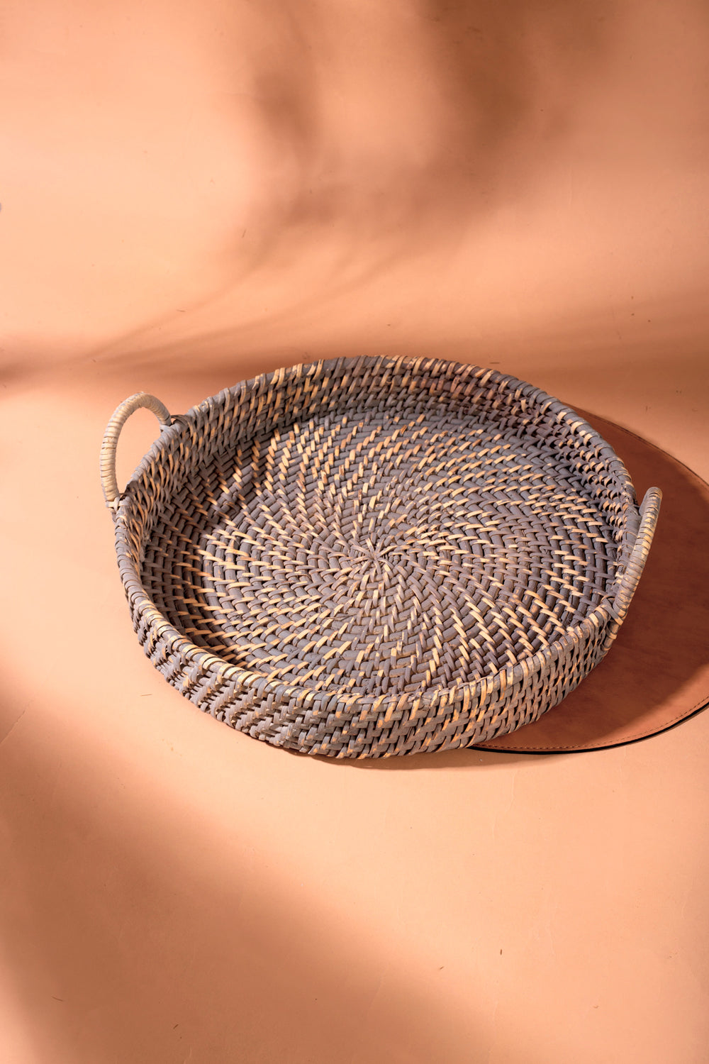 Azael Grey Cane Tray