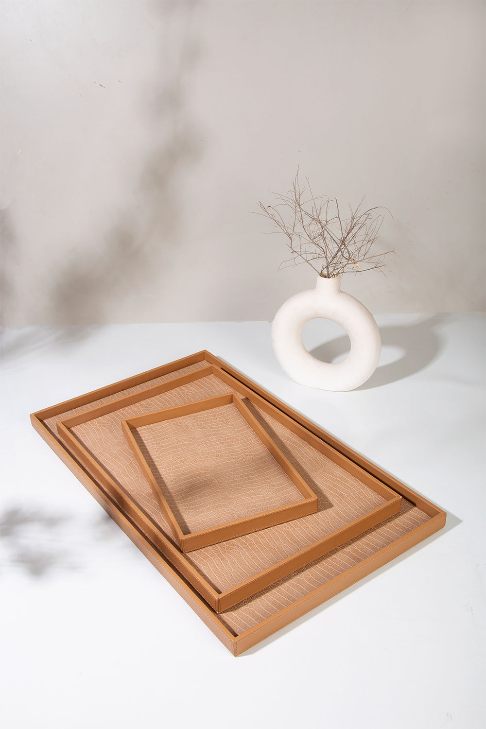 Alois Caramel Oversized Tray